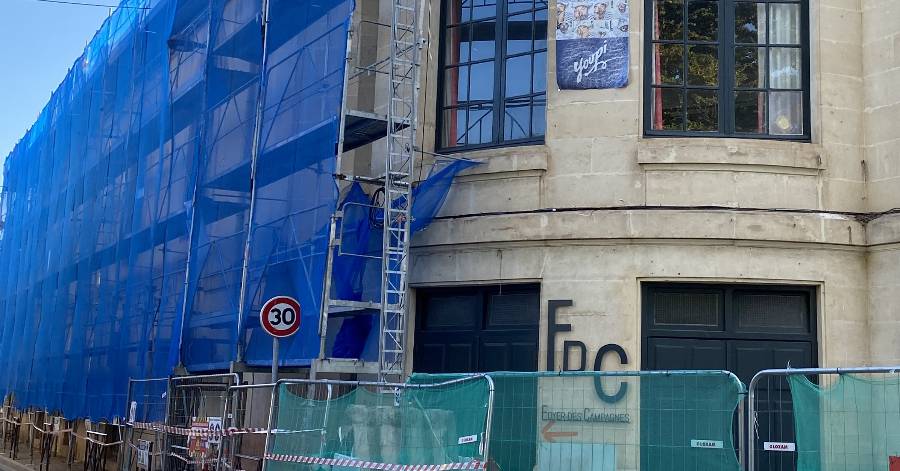 Pézenas - Maison du Peuple : Informations sur les travaux en cours