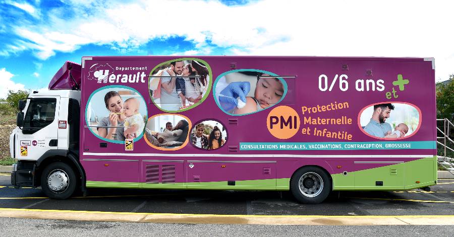 Hérault - Un nouveau bus de la Protection Maternelle et Infantile dans l'Hérault !