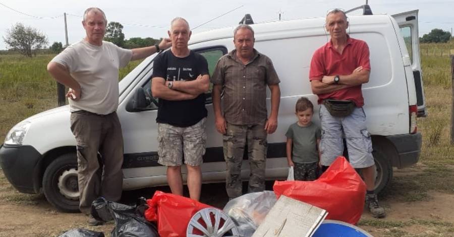 Portiragnes - Le syndicat de chasseur de Portiragnes a organisé une journée nettoyage