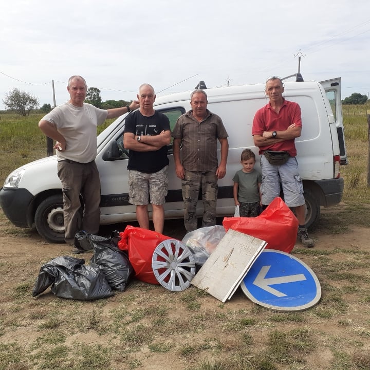 Portiragnes - Le syndicat de chasseur de Portiragnes a organisé une journée nettoyage