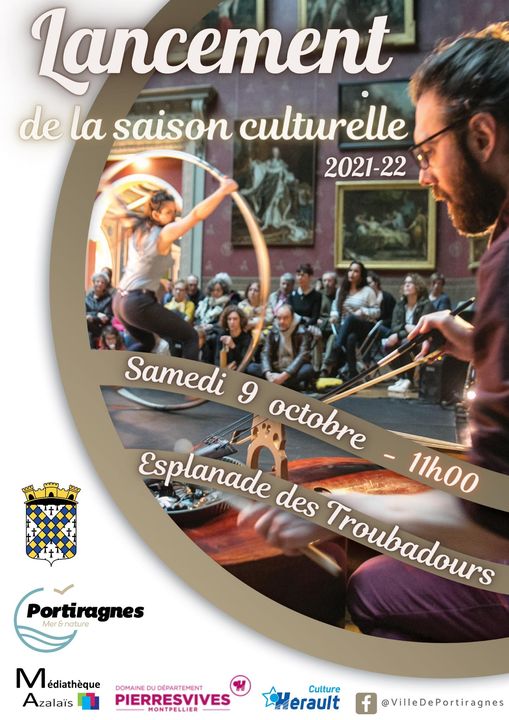 Portiragnes - Lancement de la saison culturelle le 9 octobre prochain !