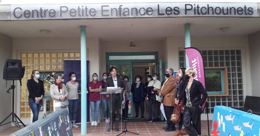 Pézenas - Centre Petite Enfance « Les Pitchounets » : la crèche rénovée et inaugurée