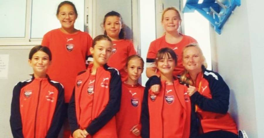 Football Agde - Les U13 filles du RCO Agde poursuivent leur apprentissage.