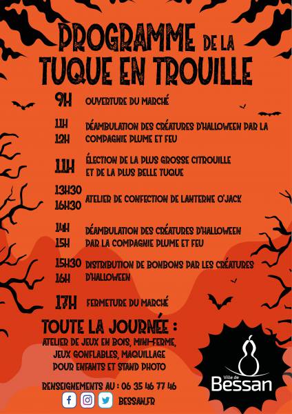 Bessan - L'événement de l'automne en centre-ville : la tuque en trouille arrive à Bessan