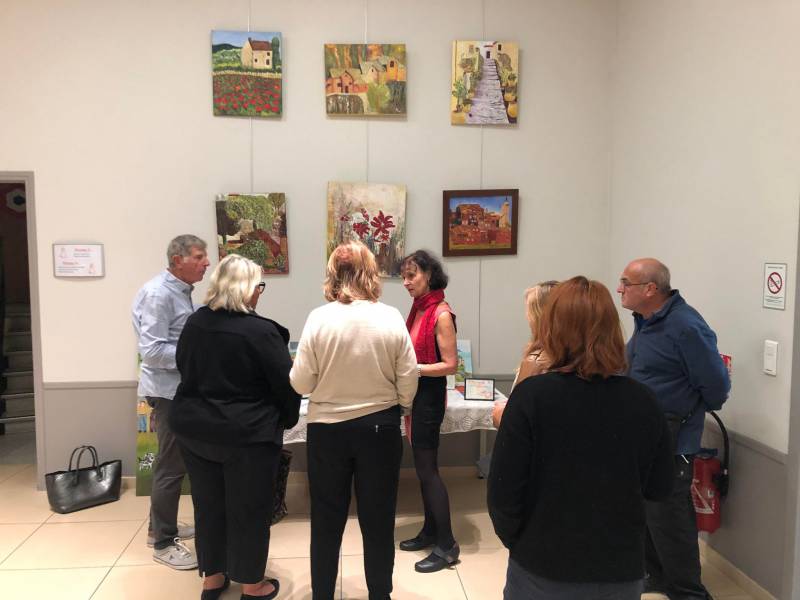 Bessan - Les expositions artistiques ont repris dans la salle des portraits Paul Salvy