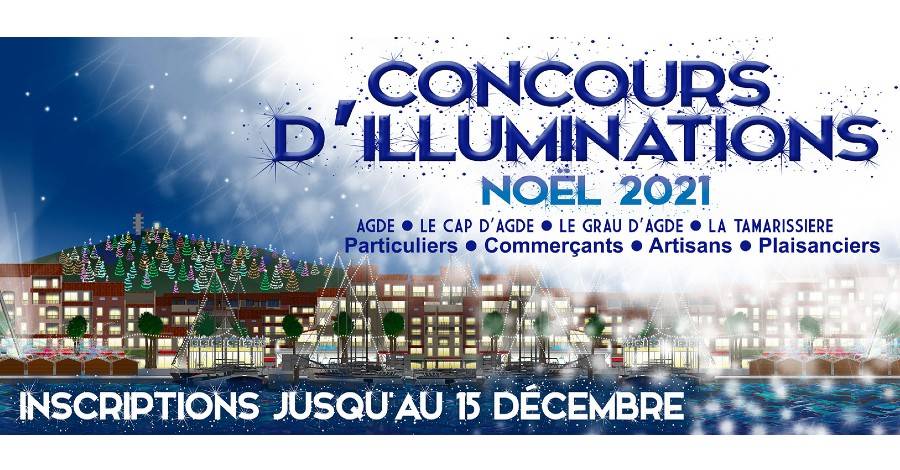 Agde - Concours des illuminations de Noël 2021 à Agde !