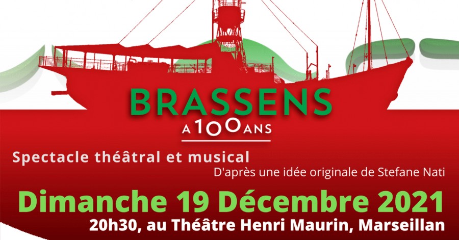 Marseillan - Centenaire Brassens : une création théâtral et musical à Marseillan