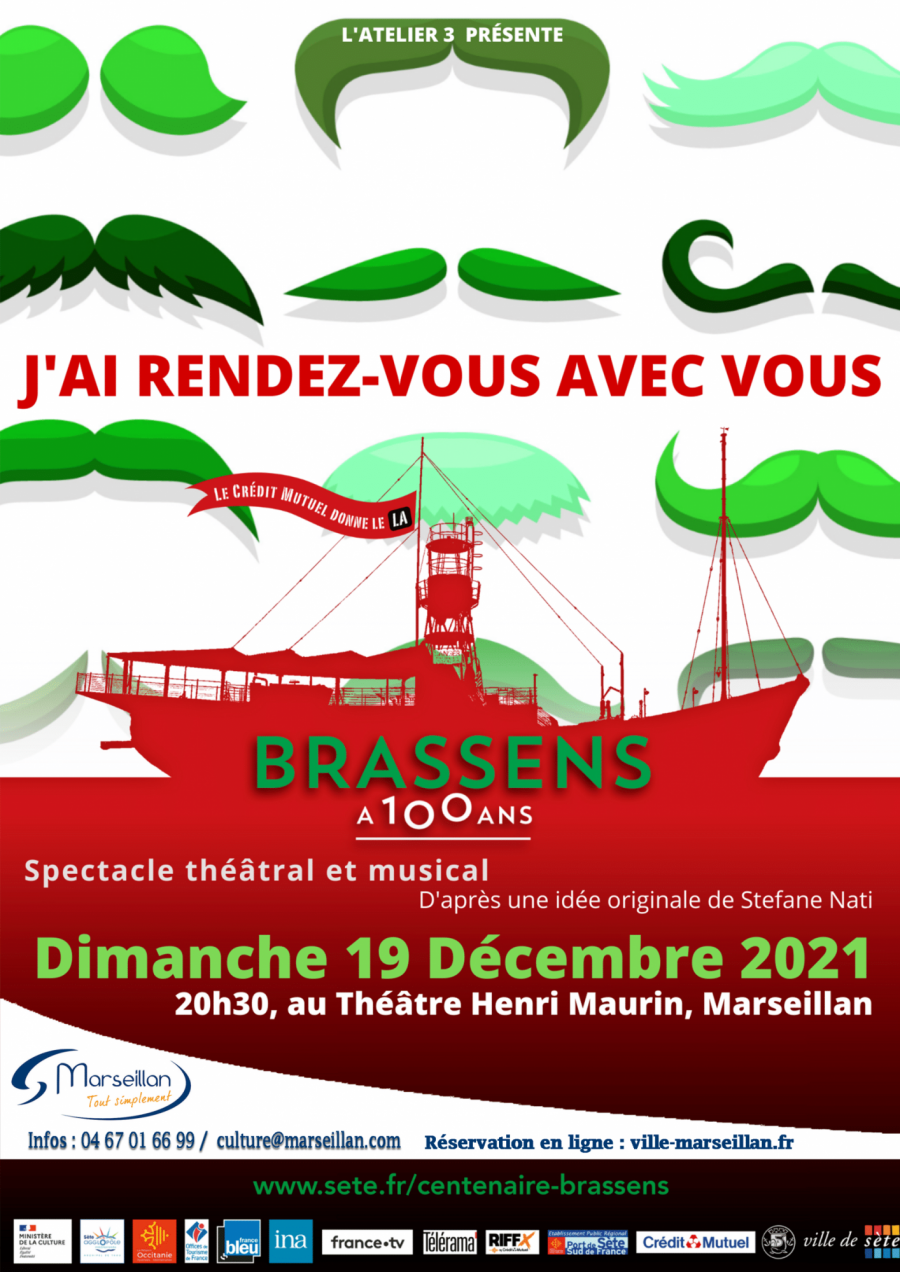 Marseillan - Centenaire Brassens : une création théâtral et musical à Marseillan