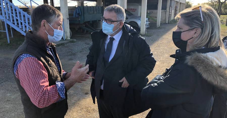 Portiragnes - Pierre Castoldi, sous-préfet de Béziers, en visite à Portiragnes