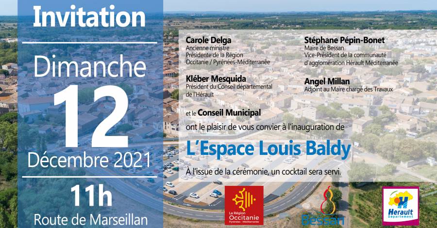 Bessan - Avec sa végétalisation, l'inauguration de l'espace Louis Baldy se prépare