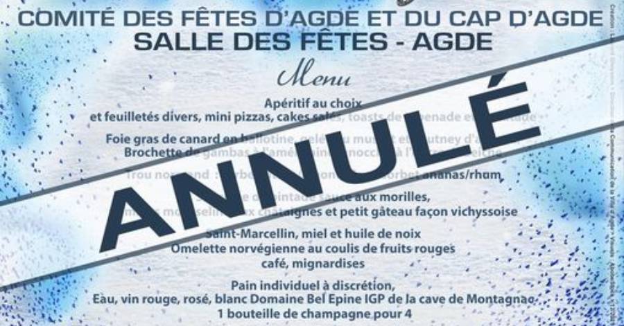 Agde - Les annulations s'enchainent à Agde !
