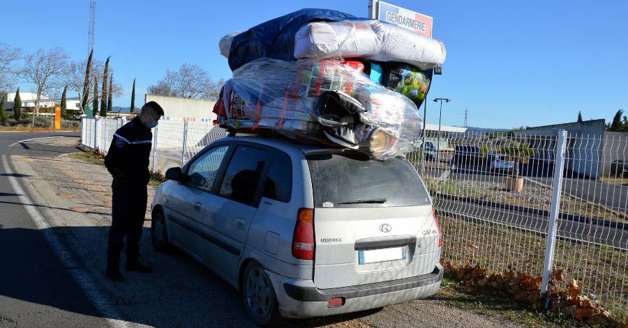 Hérault - 380kgs de surcharge pour ce véhicule parti des Yvelines !