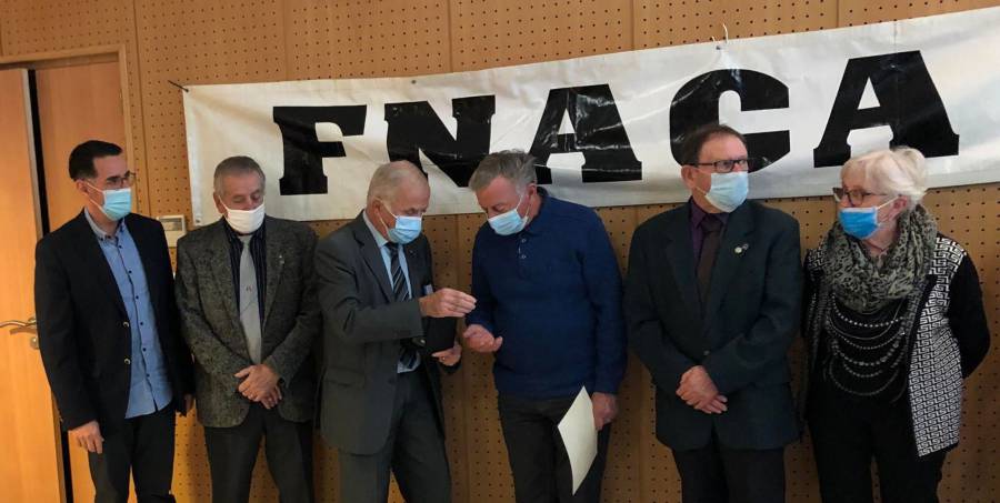 Bessan - Une médaille et un diplôme d'honneur pour l'assemblée générale de la Fnaca