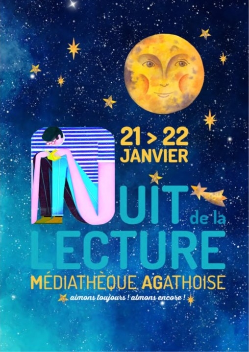 Agde - 6ème édition de la Nuit de la lecture aura lieu les 21 et 22 janvier à Agde