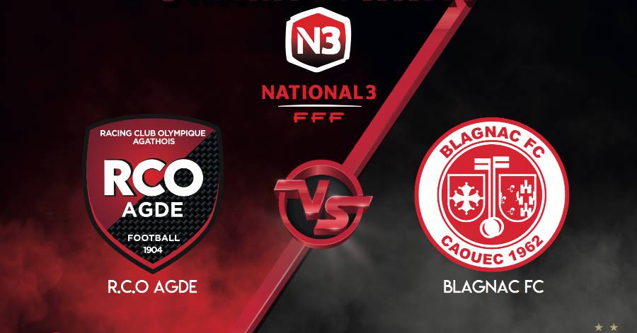 Football Agde - Le RCO Agde reçoit le Blagnac FC ce samedi 15 janvier 2022