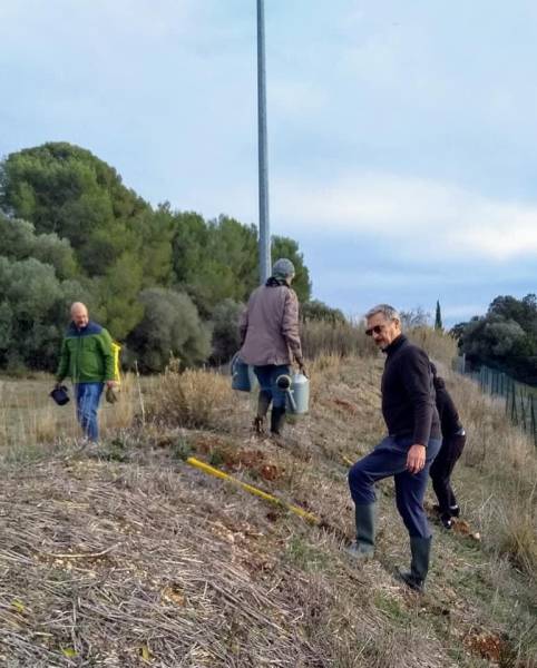 Bessan - Des plantations bénéfiques autour des pistes de tir à l'arc à Saint-Claude