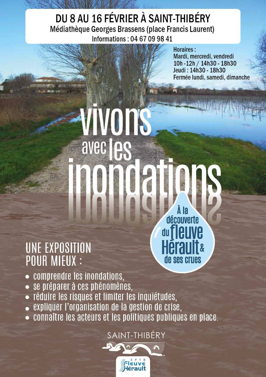 Saint-Thibéry - Une exposition de sensibilisation au risque inondation le 16 février