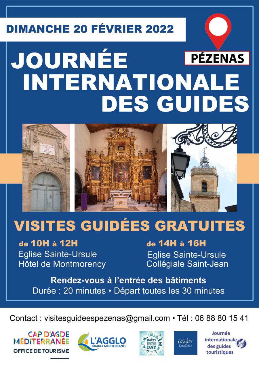 Pézenas - Portes ouvertes sur le Patrimoine avec la Journée Internationale des Guides Touristiques