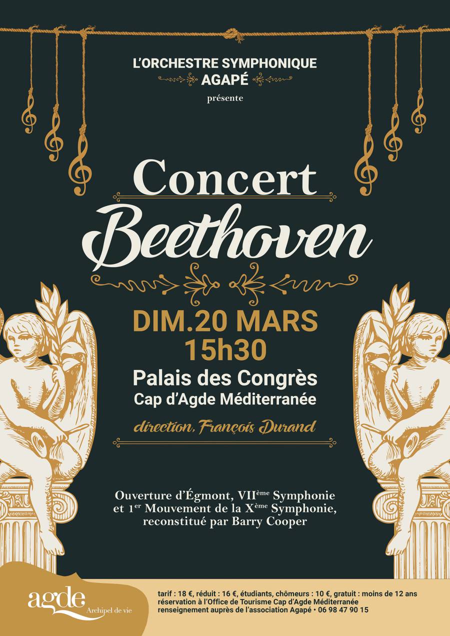 Agde - L'Orchestre Symphonique Agapé met à l'honneur Beethoven au Cap d'Agde