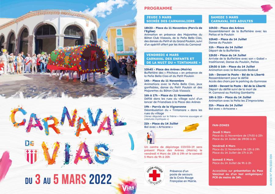 Hérault - Carnaval de Vias : top départ ce jeudi 3 mars !