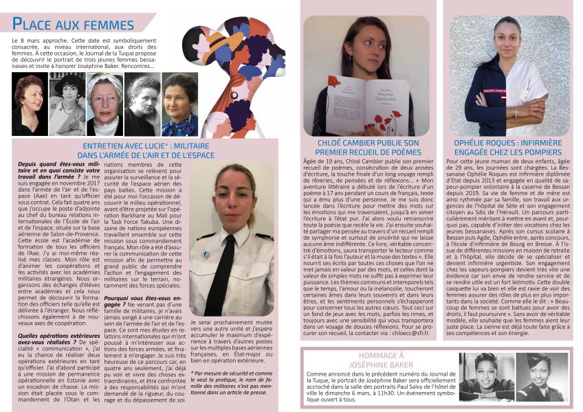 Bessan - La municipalité bessanaise met à l'honneur les femmes à l'occasion de la journée du 8-Mars