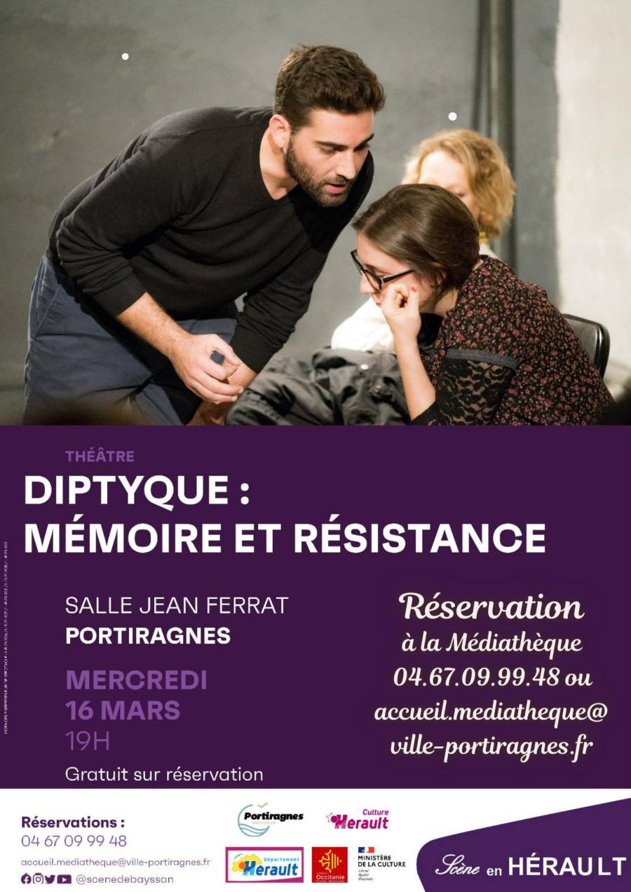 Portiragnes - Théâtre :  Mémoire et résistance  le 16 mars prochain