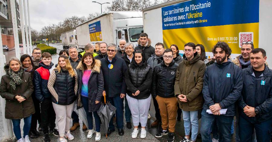 Occitanie - Un convoi symbole de la solidarité de toute une région