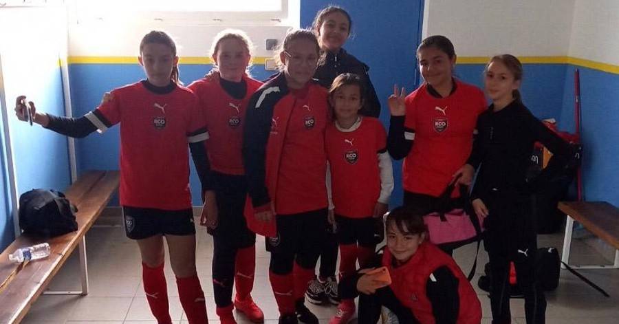 Football Agde - Les filles du RCO Agde en apprentissage à Jacou !