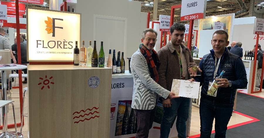 Florensac - Meilleur vin blanc au monde pour la cave Florès : Les Vignerons de Florensac !