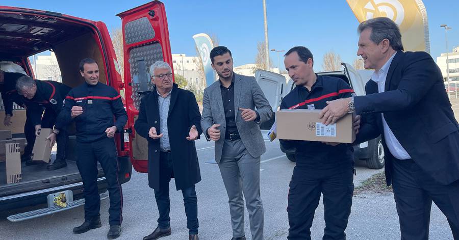 Hérault - La CCI Hérault lance l'opération « Solidarité Ukraine Hérault » avec le SDIS