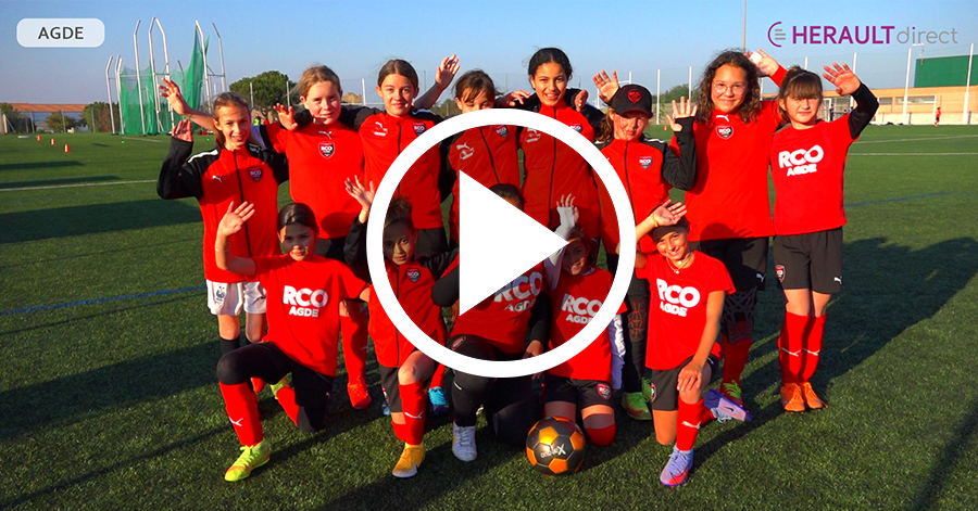 Agde - Rencontre avec les filles U13 du Racing Club Olympique Agathois !