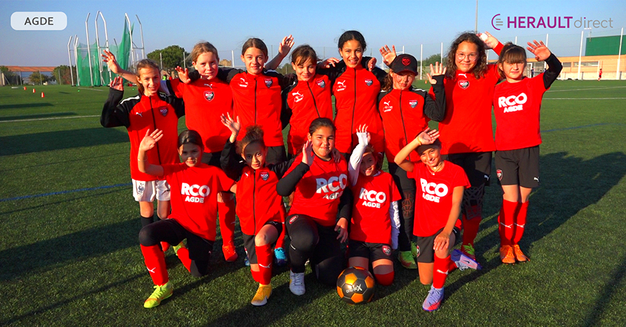 Agde - Rencontre avec les filles U13 du Racing Club Olympique Agathois !