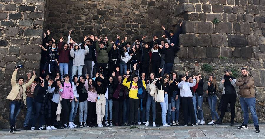 Agde - Des lycéens Espagnols à Agde pour une visite du cœur historique