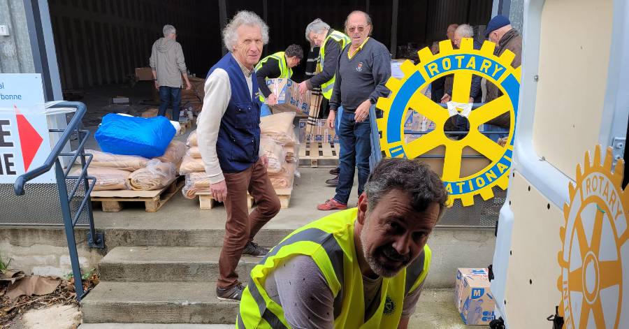 Agde - Le rotary club Agde, Cap d'Agde, en action d'aide à l'Ukraine