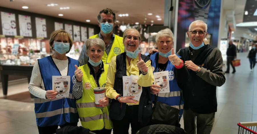 Agde - Résultat de l'opération Jetons le cancer à Agde