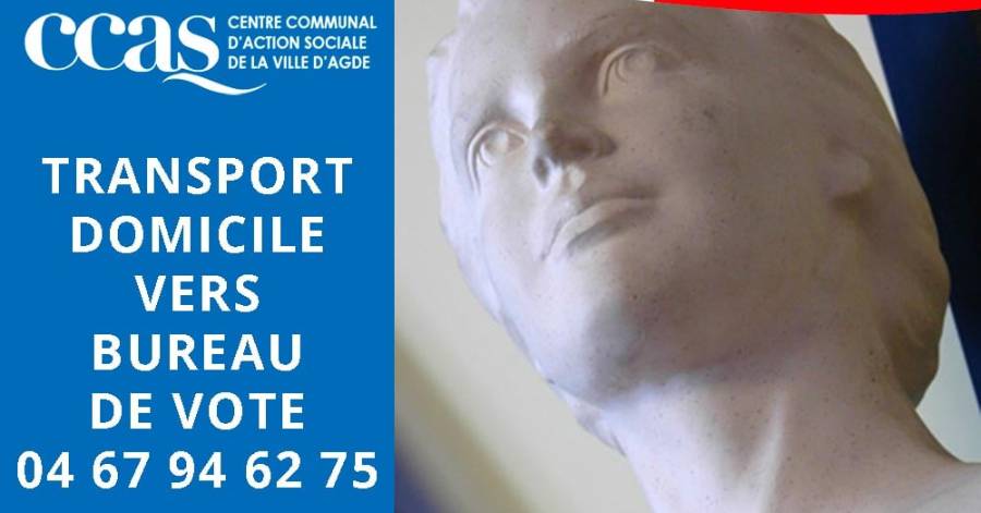 Agde - Un dispositif de transport vers le bureau de vote à l'occasion de l'élection Présidentielle
