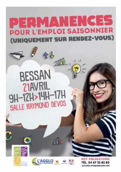 Bessan - Avec la cellule emploi, dernière ligne droite pour trouver un emploi saisonnier