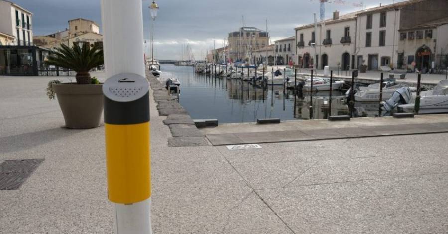 Marseillan - Installation plus de 25 mégotiers à Marseillan !