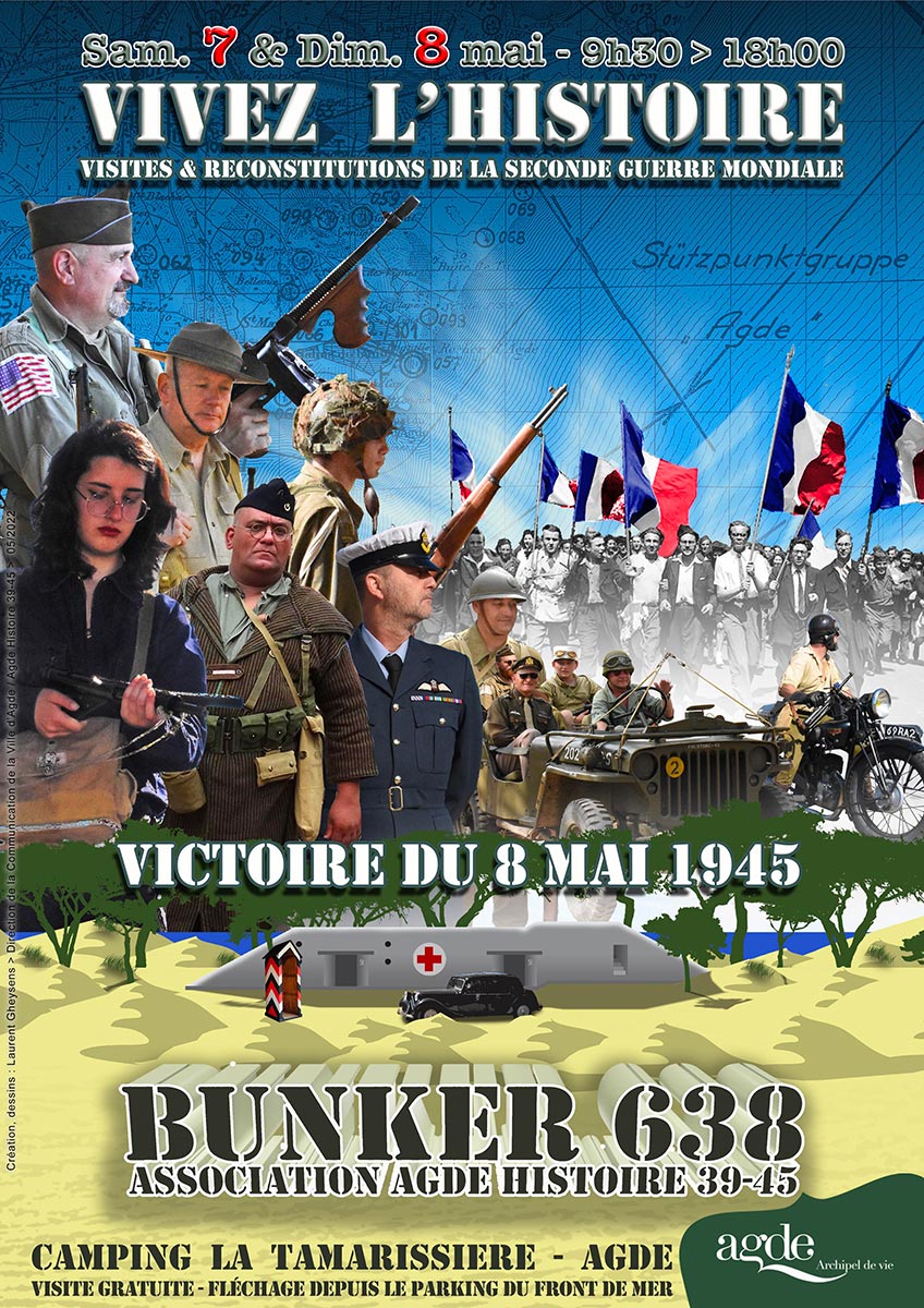 La Tamarissière - Vivez l'histoire : Victoire du 8 mai 1945