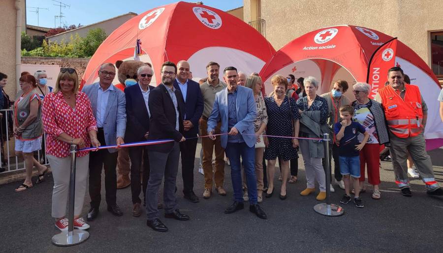 Bessan - Avec la Croix-Rouge, la première étape du nouveau centre social de Bessan est franchie