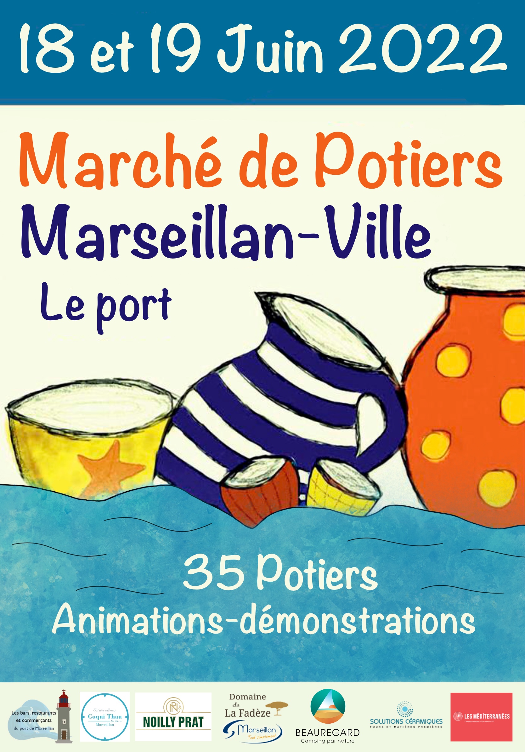 Marseillan - Marché de Potiers de Marseillan les 18 et 19 juin prochain !