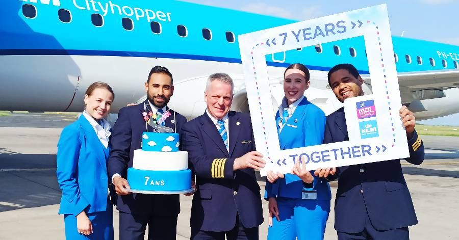 Hérault - L'aéroport et KLM fêtent les 7 ans de la ligne Montpellier-Amsterdam