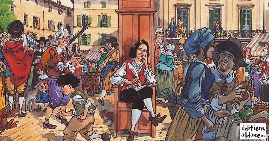 Vias - Dédicace de la Bd : Molière l'impromptu de Pézenas !