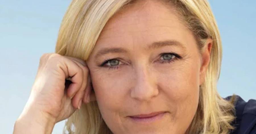 Agde - Marine LE PEN en visite à Agde ce 9 juin sur le Marché d'Agde pour soutenir son candidat Aurélien LOPEZ-LIGURI