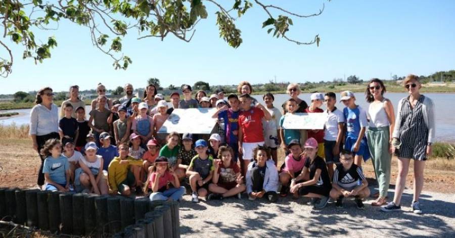 Marseillan - Les élèves de l'école Marie-Louise Dumas au plus près de la nature.