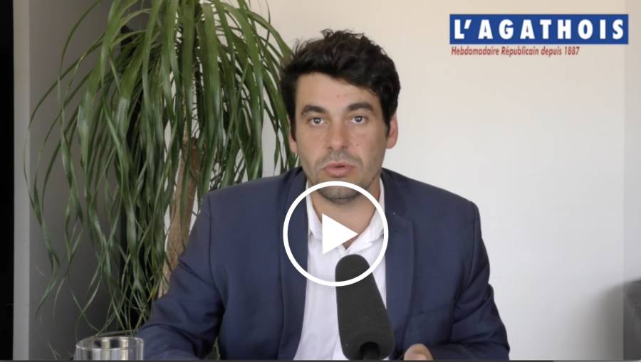 Agde - Second tour des législatives - Interview de Gabriel BLASCO pour la NUPES