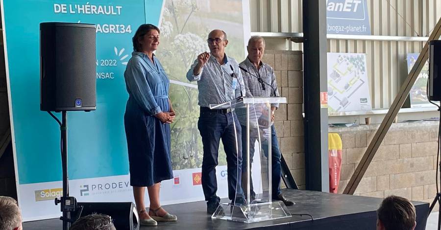 Florensac - Inauguration de l'usine Biomethagri34 à Florensac