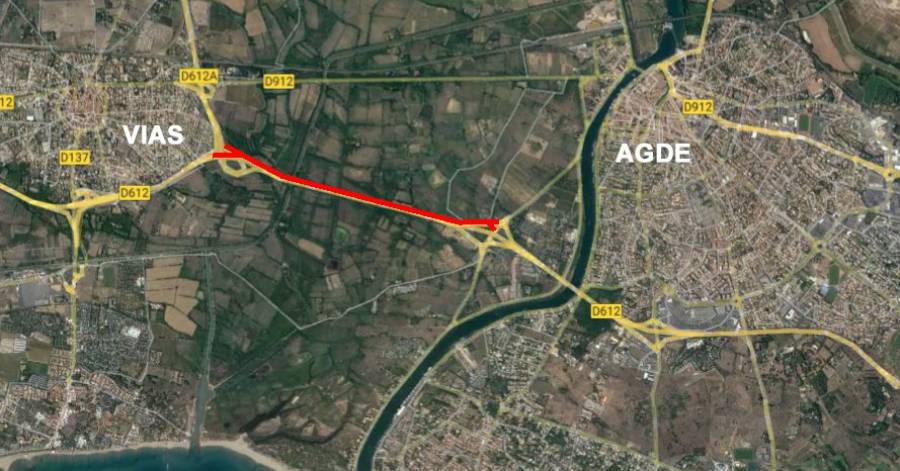 Agde - Coupure de la route entre Agde et Vias dans la nuit du 21 juin !