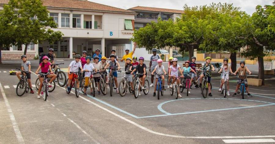 Vias - Les CM1 de l'école Jean Moulin ont fait du vélo en terre Viassoise !