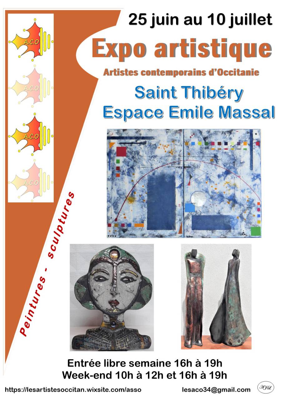 Saint-Thibéry - Les Artistes Contemporains d'Occitanie continuent leur saison d'exposition !